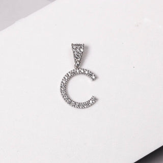 Zircon Letter "C" - Pendant