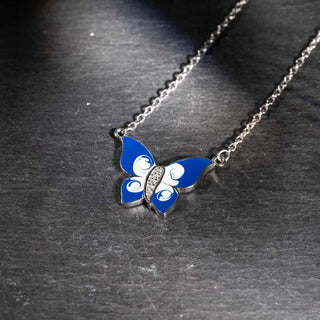 Blue Butterfly  - Neckless