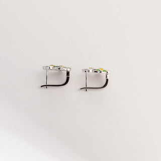 Enamel flowers - Ring, Earrings, Pendant