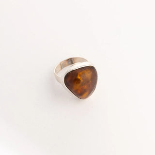 Large Amber  - Ring