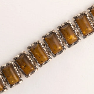 Rectangle Amber  - Bracelet