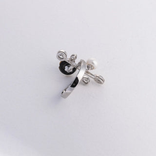 Black&White Mother Of Pearl - Ring, Earrings, Pendant
