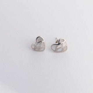 Hearts Mother Of Pearl - Earrings