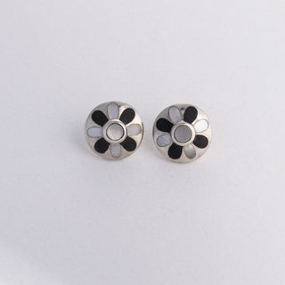 Abstract Flower Mother Of Pearl - Earrings