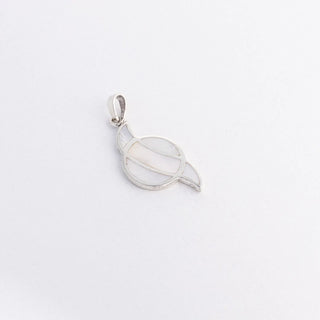 Imperfect Circle Mother Of Pearl - Pendant