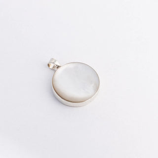 Small Full Moon Mother Of Pearl - Pendant