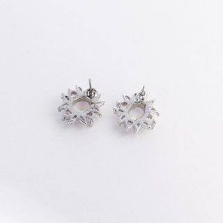 Fleur d'opale - Boucles d'oreilles