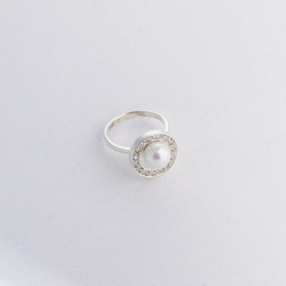 Cercles avec Perle - Bague, Boucles d'oreilles