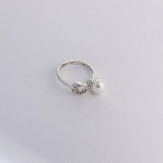 Infinity Pearl - Ring, Earrings