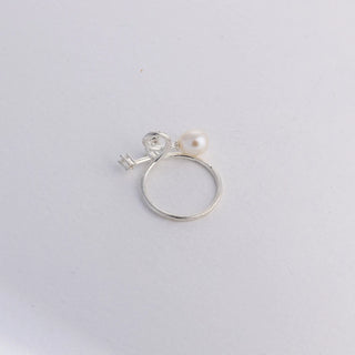 Perle Abstraite - Bague, Boucles d'oreilles