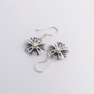 Perle Fleur Abstraite - Bague, Boucles d'oreilles, Pendentif