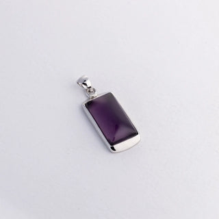 Dark Silver Elegant Amethyst - Ring, Earrings, Pendant