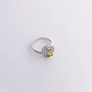 Little Oval Peridot  - Ring, Earrings, Pendant