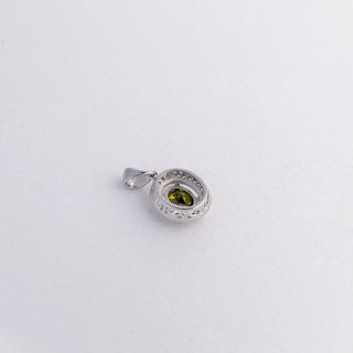 Petit Péridot Ovale - Bague, Boucles d'oreilles, Pendentif