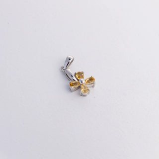 Petite Fleur Citrine - Bague, Boucles d'oreilles, Pendentif