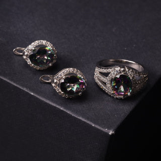 Classic Zircon - Ring and Earrings