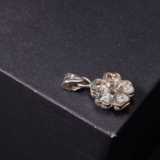Zircon Flower  - Pendant and Earrings