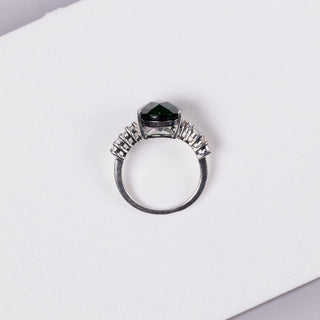 Green Zircon Drop - Ring