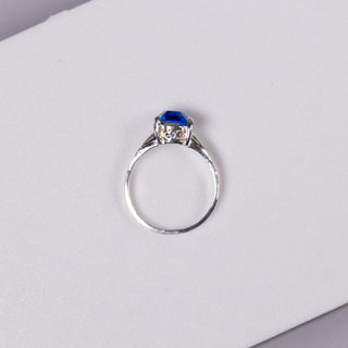 Single Blue Elegance- Ring