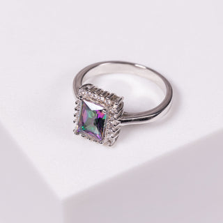 Single Multi Color Elegance- Ring