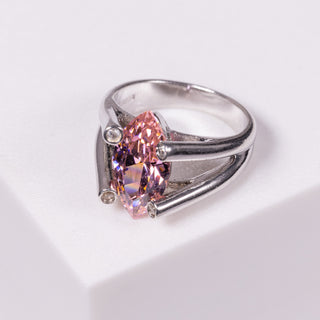 Cyber Pink Crystal - Ring