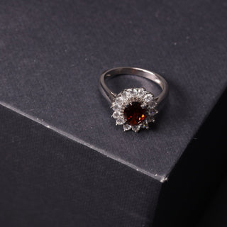 Red Flower - Ring, Earrings, Pendant