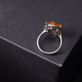 Orange Half Drop - Ring, Earrings, Pendant