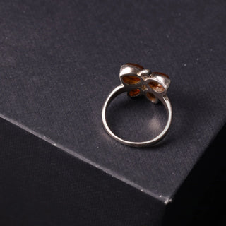 Amber Butterfly - Ring, Earrings