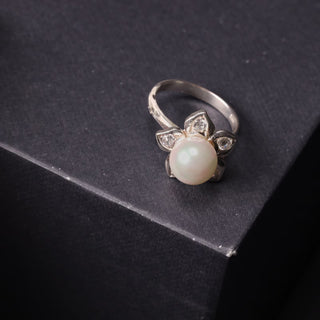 Pearl Flower - Ring, Earrings, Pendant